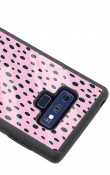 Samsung Note 9 Pembe Benek Tasarımlı Glossy Telefon Kılıfı