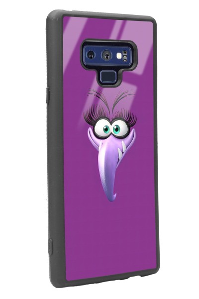 Samsung Note 9 Purple Angry Birds Tasarımlı Glossy Telefon Kılıfı