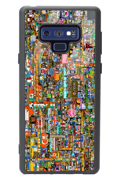 Samsung Note 9 R/place Hatıra Tasarımlı Glossy Telefon Kılıfı