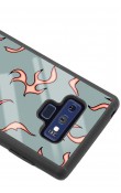 Samsung Note 9 Retro Alev Tasarımlı Glossy Telefon Kılıfı