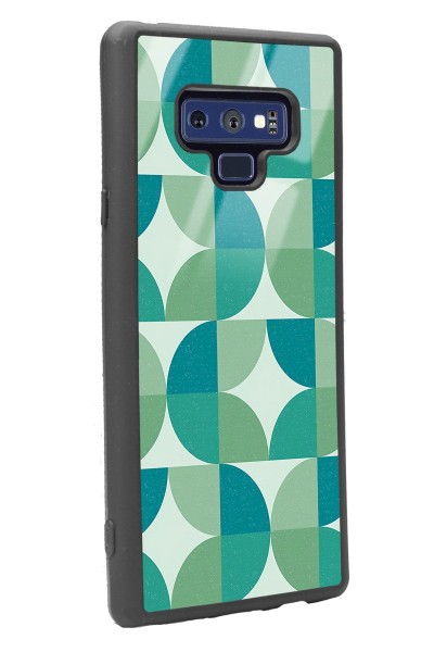 Samsung Note 9 Retro Green Duvar Kağıdı Tasarımlı Glossy Telefon Kılıfı