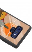 Samsung Note 9 Retro Kaktüs Güneş Tasarımlı Glossy Telefon Kılıfı