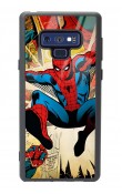 Samsung Note 9 Spider-man Örümcek Adam Tasarımlı Glossy Telefon Kılıfı