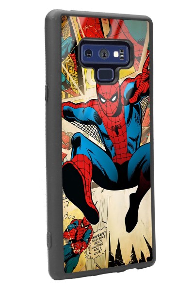 Samsung Note 9 Spider-man Örümcek Adam Tasarımlı Glossy Telefon Kılıfı