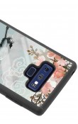 Samsung Note 9 Suluboya Leylek Tasarımlı Glossy Telefon Kılıfı