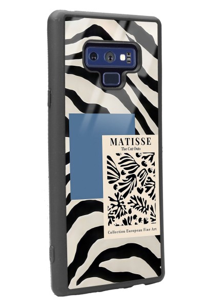 Samsung Note 9 Zebra Matısse Tasarımlı Glossy Telefon Kılıfı