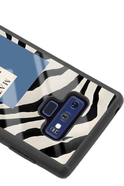 Samsung Note 9 Zebra Matısse Tasarımlı Glossy Telefon Kılıfı