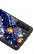 Samsung S-21 Plus Ay Güneş Pijama Tasarımlı Glossy Telefon Kılıfı