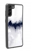 Samsung S-21 Plus Beyaz Batman Tasarımlı Glossy Telefon Kılıfı