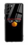 Samsung S-21 Plus Black Angry Birds Tasarımlı Glossy Telefon Kılıfı