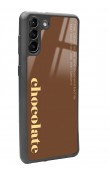 Samsung S-21 Plus Choclate Tasarımlı Glossy Telefon Kılıfı