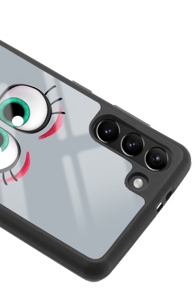 Samsung S-21 Plus Grey Angry Birds Tasarımlı Glossy Telefon Kılıfı