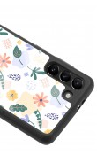 Samsung S-21 Plus Minik Çiçekler Tasarımlı Glossy Telefon Kılıfı