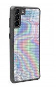 Samsung S-21 Plus Neon Dama Tasarımlı Glossy Telefon Kılıfı