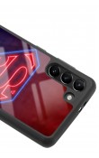 Samsung S-21 Plus Neon Superman Tasarımlı Glossy Telefon Kılıfı