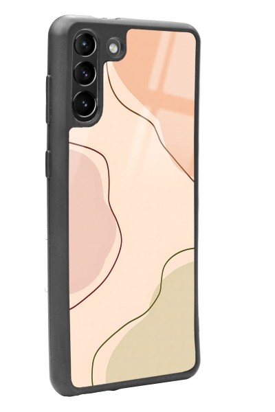 Samsung S-21 Plus Nude Colors Tasarımlı Glossy Telefon Kılıfı