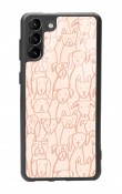 Samsung S-21 Plus Pink Dog Tasarımlı Glossy Telefon Kılıfı