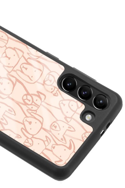 Samsung S-21 Plus Pink Dog Tasarımlı Glossy Telefon Kılıfı