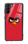 Samsung S-21 Plus Red Angry Birds Tasarımlı Glossy Telefon Kılıfı