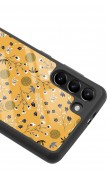 Samsung S-21 Plus Sarı Bindanlı Tasarımlı Glossy Telefon Kılıfı