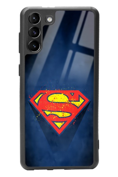Samsung S-21 Plus Superman Tasarımlı Glossy Telefon Kılıfı