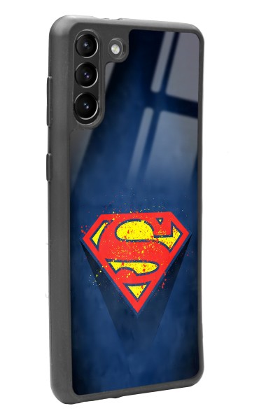 Samsung S-21 Plus Superman Tasarımlı Glossy Telefon Kılıfı