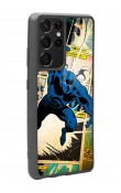 Samsung S-21 Ultra Black Panther Kara Panter Tasarımlı Glossy Telefon Kılıfı