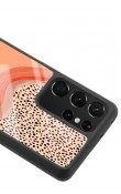 Samsung S-21 Ultra Nude Benekli Tasarımlı Glossy Telefon Kılıfı