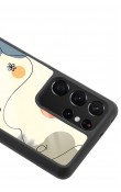 Samsung S-21 Ultra Nude Papatya Tasarımlı Glossy Telefon Kılıfı