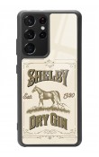 Samsung S-21 Ultra Peaky Blinders Shelby Dry Gin Tasarımlı Glossy Telefon Kılıfı