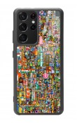 Samsung S-21 Ultra R/place Hatıra Tasarımlı Glossy Telefon Kılıfı