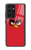Samsung S-21 Ultra Red Angry Birds Tasarımlı Glossy Telefon Kılıfı