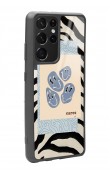 Samsung S-21 Ultra Zebra Emoji Tasarımlı Glossy Telefon Kılıfı