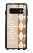 Samsung S10 Andy Ekose Tasarımlı Glossy Telefon Kılıfı