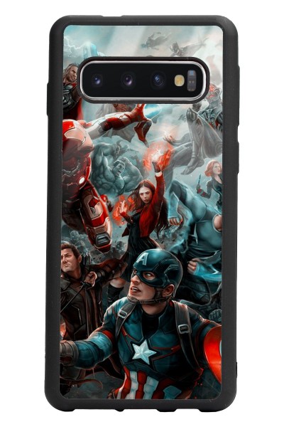 Samsung S10 Avengers Ultron Tasarımlı Glossy Telefon Kılıfı