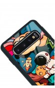 Samsung S10 Baby Astronaut Tasarımlı Glossy Telefon Kılıfı