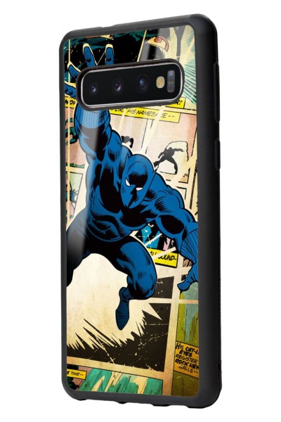 Samsung S10 Black Panther Kara Panter Tasarımlı Glossy Telefon Kılıfı