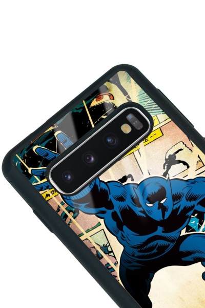 Samsung S10 Black Panther Kara Panter Tasarımlı Glossy Telefon Kılıfı