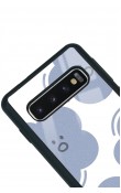 Samsung S10 Cloud Face Tasarımlı Glossy Telefon Kılıfı
