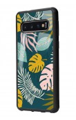 Samsung S10 Color Leaf Tasarımlı Glossy Telefon Kılıfı