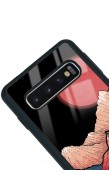 Samsung S10 Dağ Güneş Tasarımlı Glossy Telefon Kılıfı