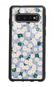 Samsung S10 Daisy Pattern Tasarımlı Glossy Telefon Kılıfı