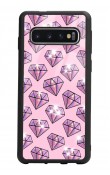 Samsung S10 Diamond Tasarımlı Glossy Telefon Kılıfı