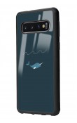Samsung S10 Doodle Fish Tasarımlı Glossy Telefon Kılıfı