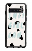 Samsung S10 Girl Can Tasarımlı Glossy Telefon Kılıfı