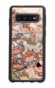 Samsung S10 Gumball Tasarımlı Glossy Telefon Kılıfı