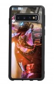 Samsung S10 Iron Man Tasarımlı Glossy Telefon Kılıfı