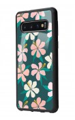 Samsung S10 Leaf Flovers Tasarımlı Glossy Telefon Kılıfı