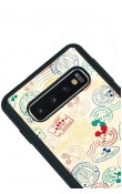 Samsung S10 Mickey Stamp Tasarımlı Glossy Telefon Kılıfı