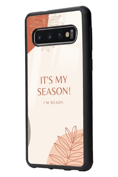 Samsung S10 My Season Tasarımlı Glossy Telefon Kılıfı